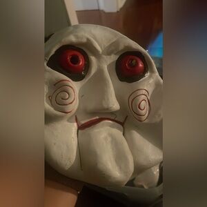 Billy Mask like Creepy White and Red Mask